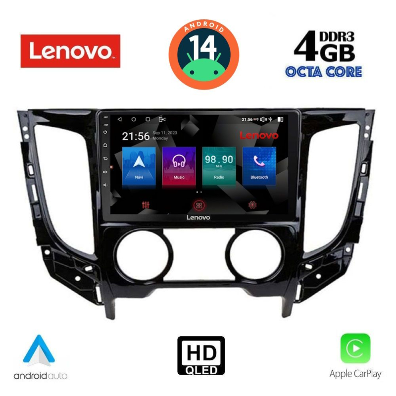 LENOVO SSX 9437_CPA A/C (9inc) MULTIMEDIA TABLET for MITSUBISHI L200 mod. 2015> με A/C LENOVO SSX 9437_CPA A/C (9inc) MULTIMEDIA TABLET for MITSUBISHI L200 mod. 2015> με A/C