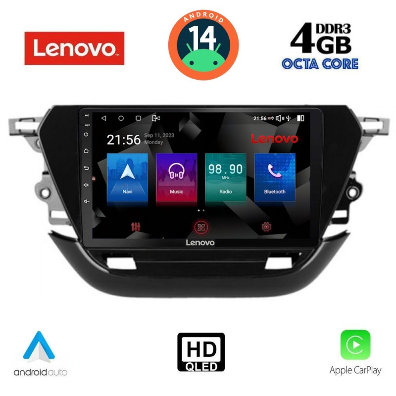 LENOVO SSX 9487_CPA (9inc) MULTIMEDIA TABLET for OPEL CORSA F mod. 2021>
