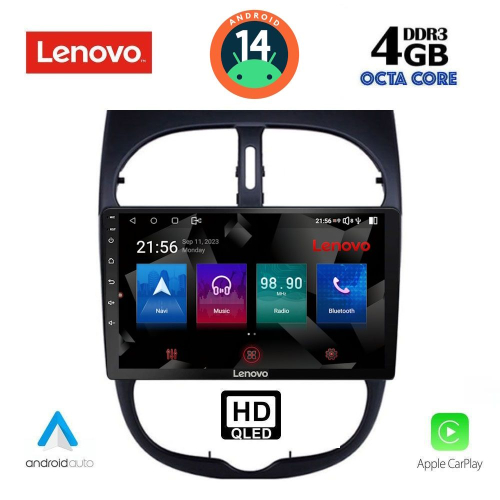 LENOVO SSX 9506_CPA (9inc) MULTIMEDIA TABLET for PEUGEOT 206 mod. 1998-2006