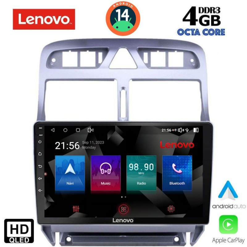 LENOVO SSX 9512_CPA (9inc) MULTIMEDIA TABLET for PEUGEOT 307 mod. 2001-2008 LENOVO SSX 9512_CPA (9inc) MULTIMEDIA TABLET for PEUGEOT 307 mod. 2001-2008