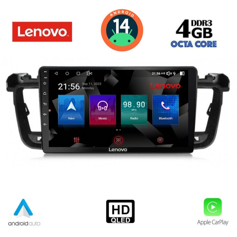 LENOVO SSX 9518_CPA (9inc) MULTIMEDIA TABLET for PEUGEOT 508 mod. 2010-2016 LENOVO SSX 9518_CPA (9inc) MULTIMEDIA TABLET for PEUGEOT 508 mod. 2010-2016