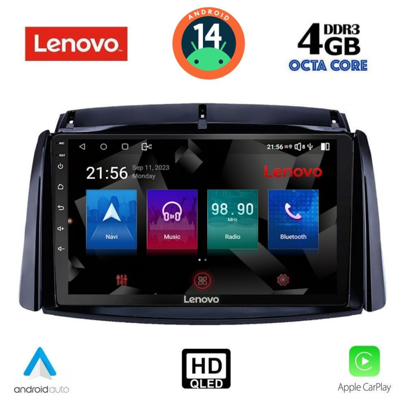 LENOVO SSX 9551_CPA (9inc) MULTIMEDIA TABLET for RENAULT KOLEOS mod. 2006-2016