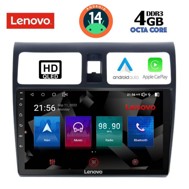 LENOVO SSX 9684_CPA (10inc) MULTIMEDIA TABLET for SUZUKI SWIFT mod. 2005-2011