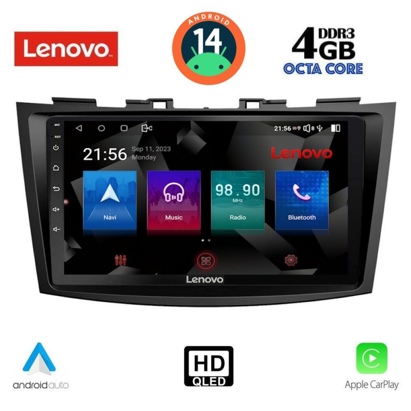 LENOVO SSX 9685_CPA (9inc) MULTIMEDIA TABLET for SUZUKI SWIFT mod. 2011-2016 LENOVO SSX 9685_CPA (9inc) MULTIMEDIA TABLET for SUZUKI SWIFT mod. 2011-2016