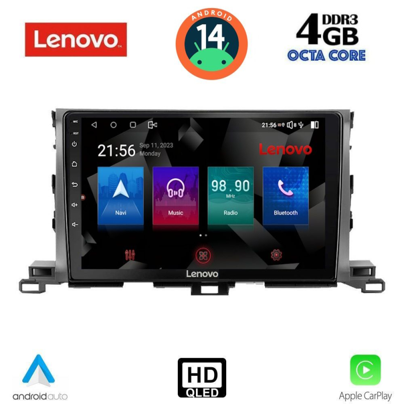 LENOVO SSX 9700_CPA (10inc) MULTIMEDIA TABLET for TOYOTA HIGHLANDER mod. 2014-2019
