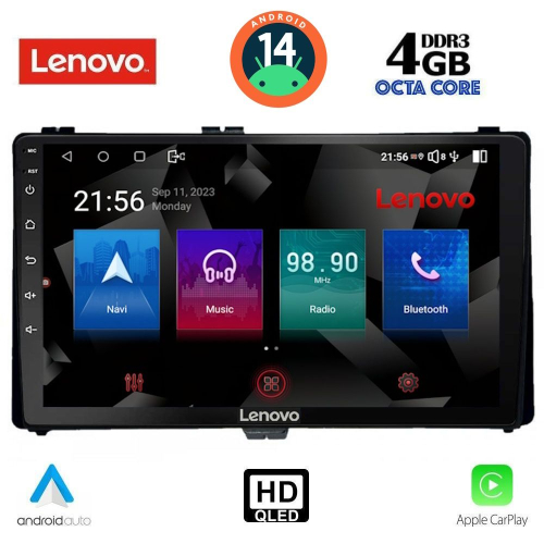 LENOVO SSX 9703_CPA (9inc) MULTIMEDIA TABLET for TOYOTA AURIS mod. 2015&gt; – AYGO X mod. 2022&gt; – COROLLA mod. 2017-2019