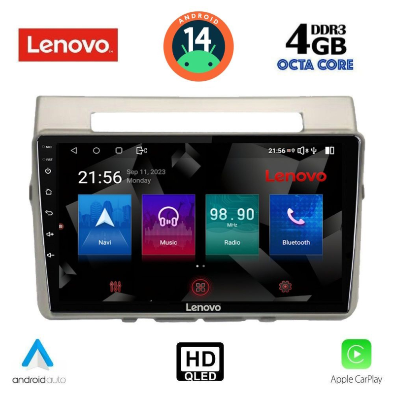 LENOVO SSX 9711_CPA (9inc) MULTIMEDIA TABLET for TOYOTA COROLLA VERSO mod. 2004-2009