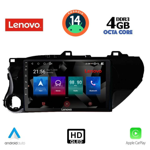 LENOVO SSX 9721_CPA (10inc) MULTIMEDIA TABLET for TOYOTA HILUX mod. 2017&gt;