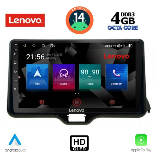 LENOVO SSX 9738_CPA (10inc) MULTIMEDIA TABLET for TOYOTA YARIS mod. 2020&gt; - MAZDA 2 mod. 2023&gt;