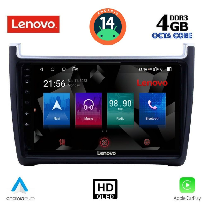 LENOVO SSX 9757_CPA (9inc) MULTIMEDIA TABLET for VW POLO mod. 2014-2017 LENOVO SSX 9757_CPA (9inc) MULTIMEDIA TABLET for VW POLO mod. 2014-2017