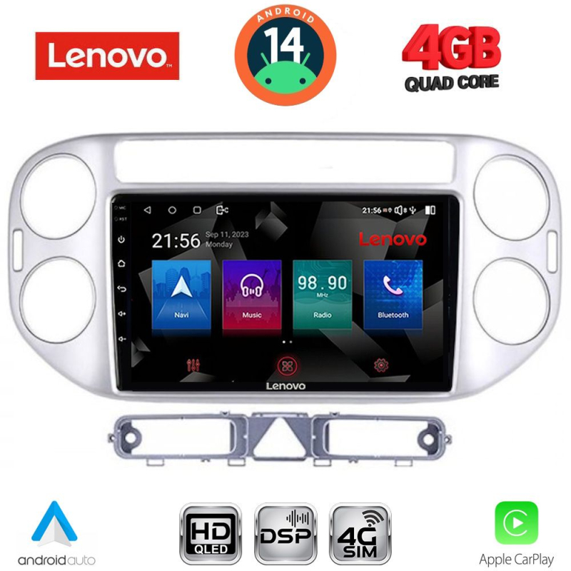 LENOVO SSX 9759SL_CPA (9inc) MULTIMEDIA TABLET for VW TIGUAN mod. 2004-2011 (SILVER)