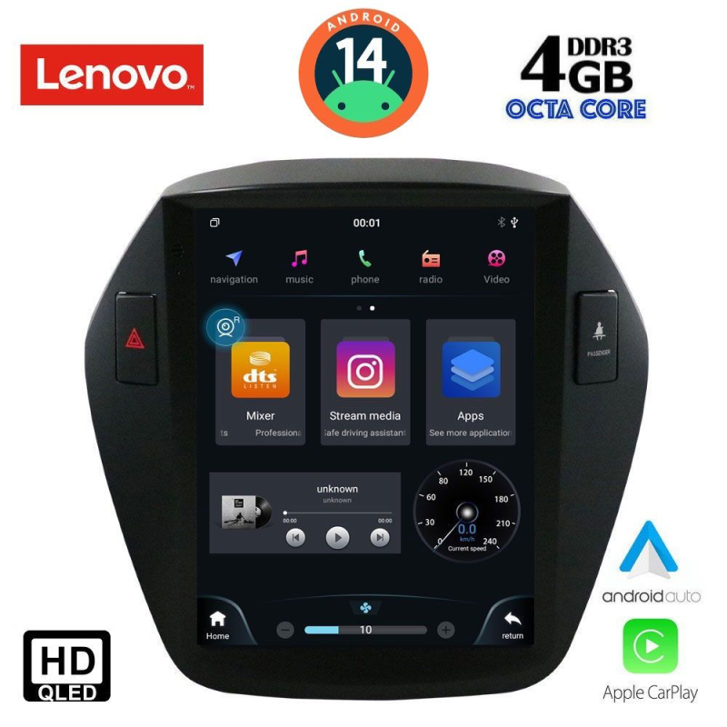 LENOVO SSX 9896_CPA TESLA STYLE for HYUNDAI IX35 mod. 2010-2015 LENOVO SSX 9896_CPA TESLA STYLE for HYUNDAI IX35 mod. 2010-2015