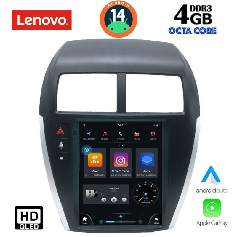 LENOVO SSX 9952_CPA TESLA STYLE for MITSUBISHI ASX mod. 2009> LENOVO SSX 9952_CPA TESLA STYLE for MITSUBISHI ASX mod. 2009>