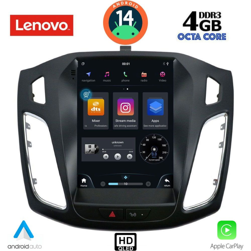 LENOVO SSX 9955_CPA TESLA STYLE for FORD FOCUS mod. 2011-2017 LENOVO SSX 9955_CPA TESLA STYLE for FORD FOCUS mod. 2011-2017