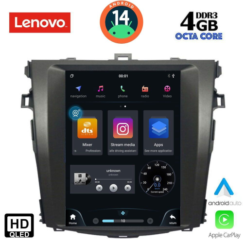 LENOVO SSX 9963_CPA TESLA STYLE  for TOYOTA COROLLA 4D mod. 2006-2012