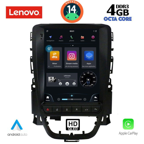 LENOVO SSX 9972_CPA TESLA STYLE  for OPEL ASTRA J mod. 2011-2016