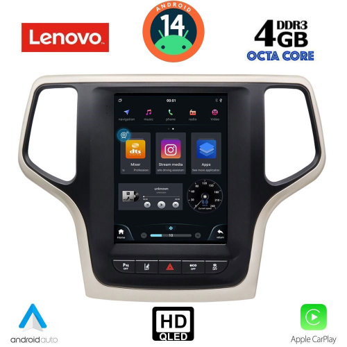 LENOVO SSX 9983_CPA TESLA STYLE for JEEP GRAND CHEROKEE mod. 2014-2019