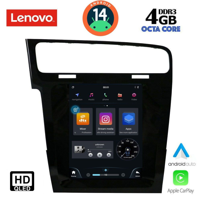 LENOVO SSX 9985_CPA TESLA STYLE for VW GOLF 7 mod. 2013-2021 LENOVO SSX 9985_CPA TESLA STYLE for VW GOLF 7 mod. 2013-2021