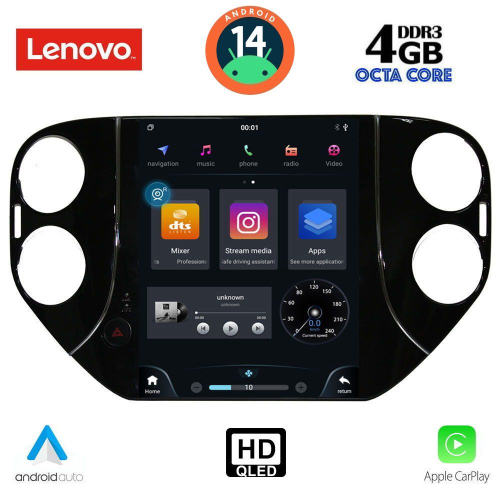 LENOVO SSX 9989_CPA TESLA STYLE  for  VW TIGUAN mod. 2010-2013