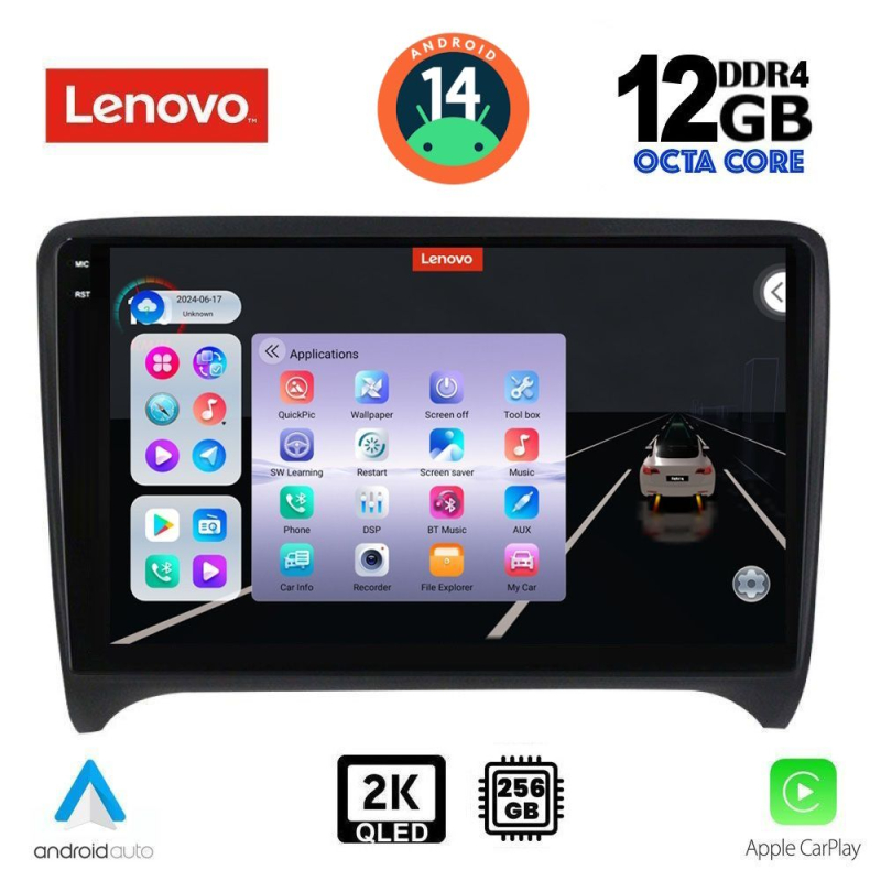 LENOVO SSZ 12009_CPA (9inc) MULTIMEDIA TABLET for AUDI TT mod. 2007-2015 LENOVO SSZ 12009_CPA (9inc) MULTIMEDIA TABLET for AUDI TT mod. 2007-2015