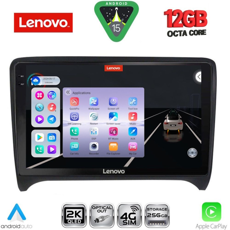 LENOVO SSZ 12009_CPA (9inc) MULTIMEDIA TABLET for AUDI TT mod. 2007-2015