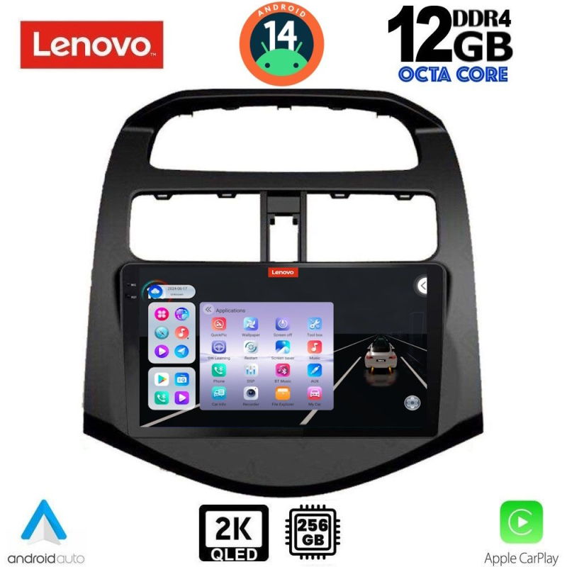 LENOVO SSZ 12078_CPA (9inc) MULTIMEDIA TABLET for CHEVROLET SPARK mod. 2009-2015 LENOVO SSZ 12078_CPA (9inc) MULTIMEDIA TABLET for CHEVROLET SPARK mod. 2009-2015