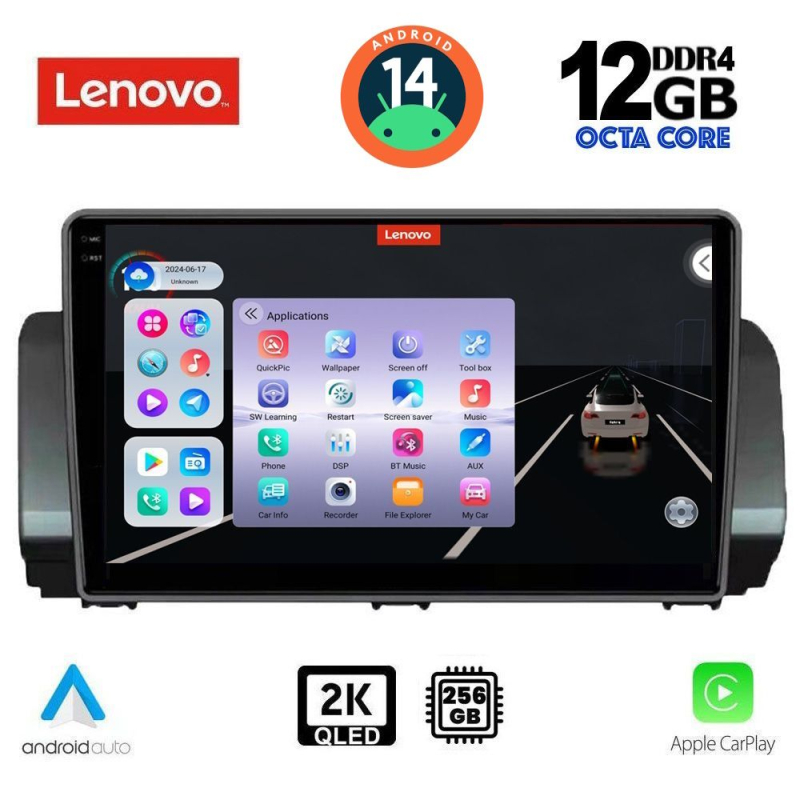 LENOVO SSZ 12109_CPA (9inc) MULTIMEDIA TABLET for DACIA LOGAN - SANDERO - JOGGER mod. 2020>