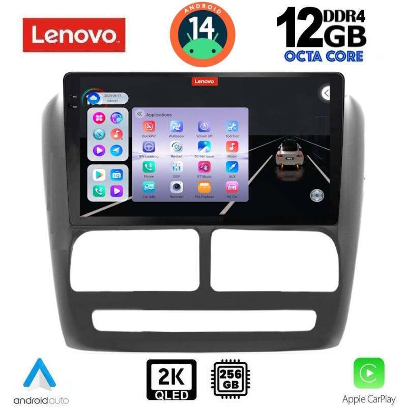 LENOVO SSZ 12137_CPA (9inc) MULTIMEDIA TABLET for FIAT DOBLO mod. 2010-2015