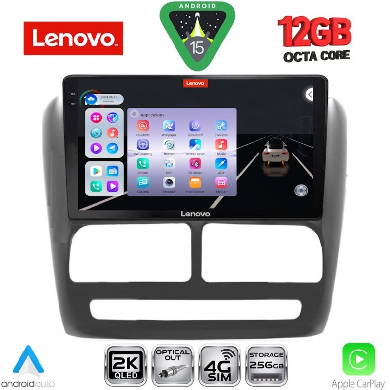 LENOVO SSZ 12137_CPA (9inc) MULTIMEDIA TABLET for FIAT DOBLO mod. 2010-2015