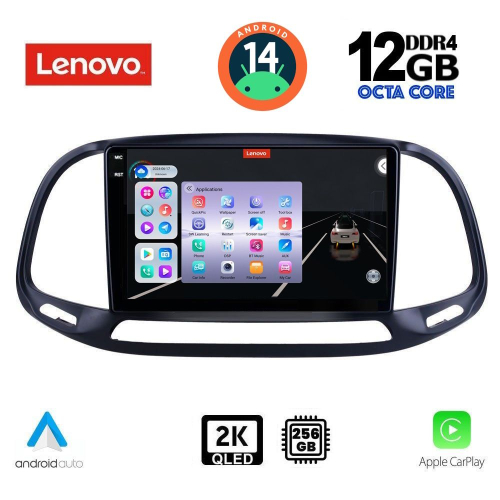 LENOVO SSZ 12138_CPA (9inc) MULTIMEDIA TABLET for FIAT DOBLO – OPEL COMBO mod. 2015-2018