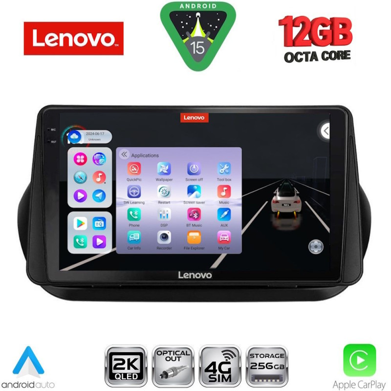 LENOVO SSZ 12142_CPA (9inc) MULTIMEDIA TABLET for CITROEN – FIAT – PEUGEOT mod. 2008-2018