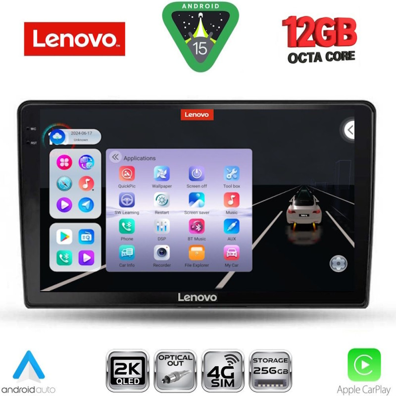 LENOVO SSZ 12155_CPA (10inc) MULTIMEDIA TABLET for FORD FIESTA mod. 2018-2025