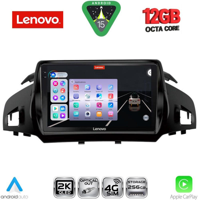 LENOVO SSZ 12160_CPA (9inc) MULTIMEDIA TABLET for FORD KUGA mod. 2013-2019 – CMAX mod. 2011-2020