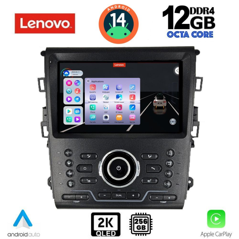 LENOVO SSZ 12164_CPA CLIMA (9inc) MULTIMEDIA TABLET for FORD MONDEO mod. 2014>