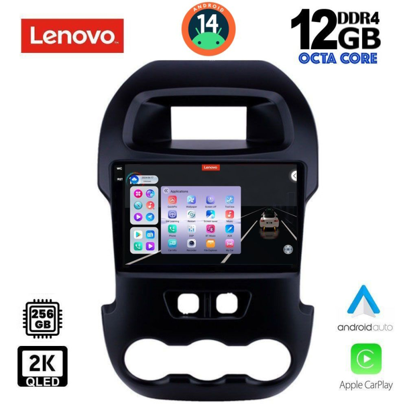 LENOVO SSZ 12171_CPA (9inc) MULTIMEDIA TABLET for FORD RANGER mod. 2011-2015 LENOVO SSZ 12171_CPA (9inc) MULTIMEDIA TABLET for FORD RANGER mod. 2011-2015