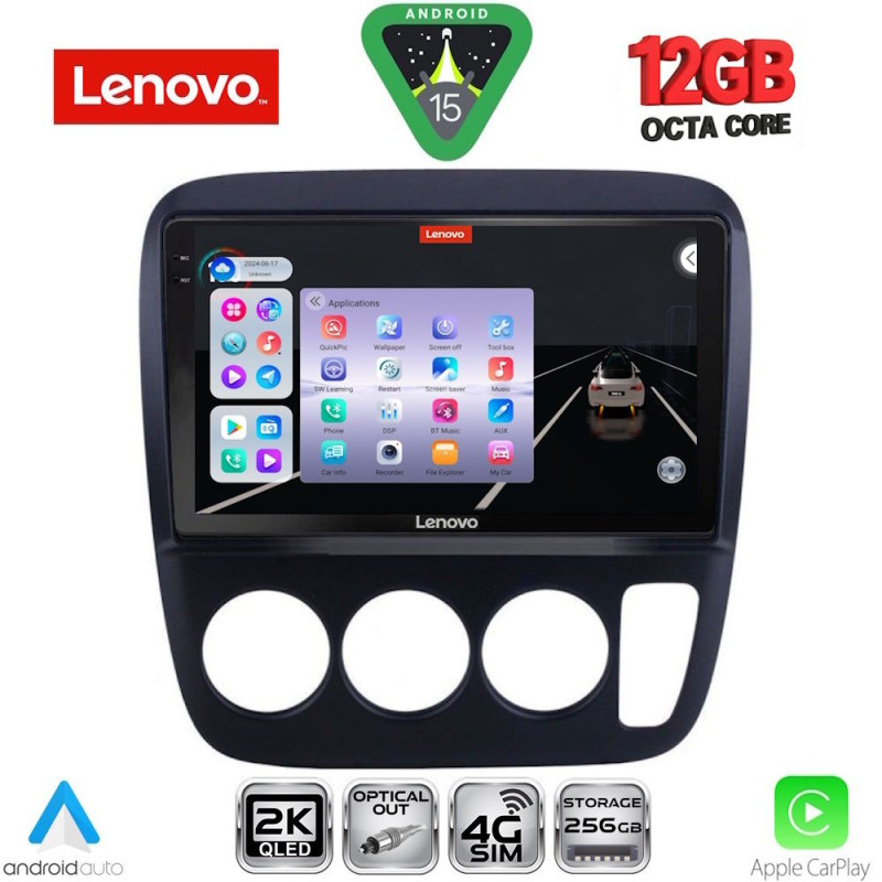 LENOVO SSZ 12196_CPA A/C (9inc) MULTIMEDIA TABLET for HONDA CRV mod. 1996-2006