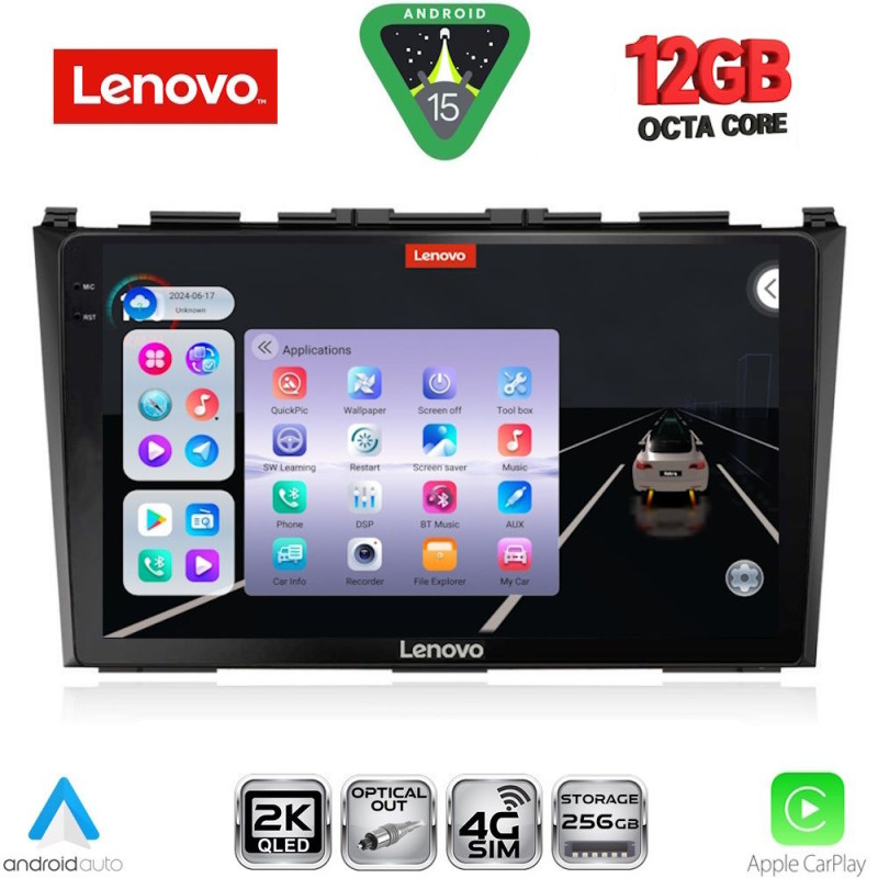 LENOVO SSZ 12197_CPA (9inc) MULTIMEDIA TABLET for HONDA CRV mod. 2006-2012