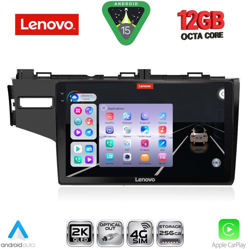 LENOVO SSZ 12212_CPA (10inc) MULTIMEDIA TABLET for HONDA JAZZ mod. 2013-2019
