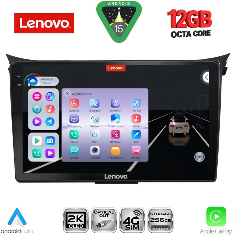 LENOVO SSZ 12232_CPA (9inc) MULTIMEDIA TABLET for HYUNDAI i30 mod. 2012-2017