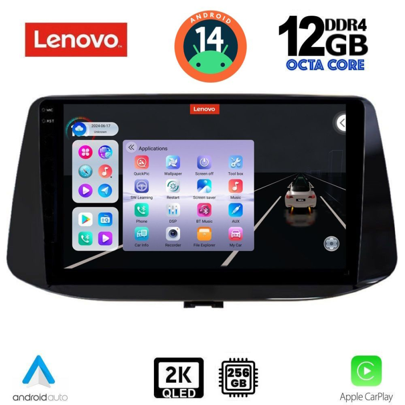LENOVO SSZ 12233_CPA (9inc) MULTIMEDIA TABLET for HYUNDAI i30 mod. 2018>