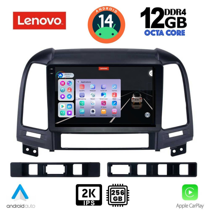 LENOVO SSZ 12239_CPA (9inc) MULTIMEDIA TABLET for HYUNDAI SANTA FE mod. 2005-2013