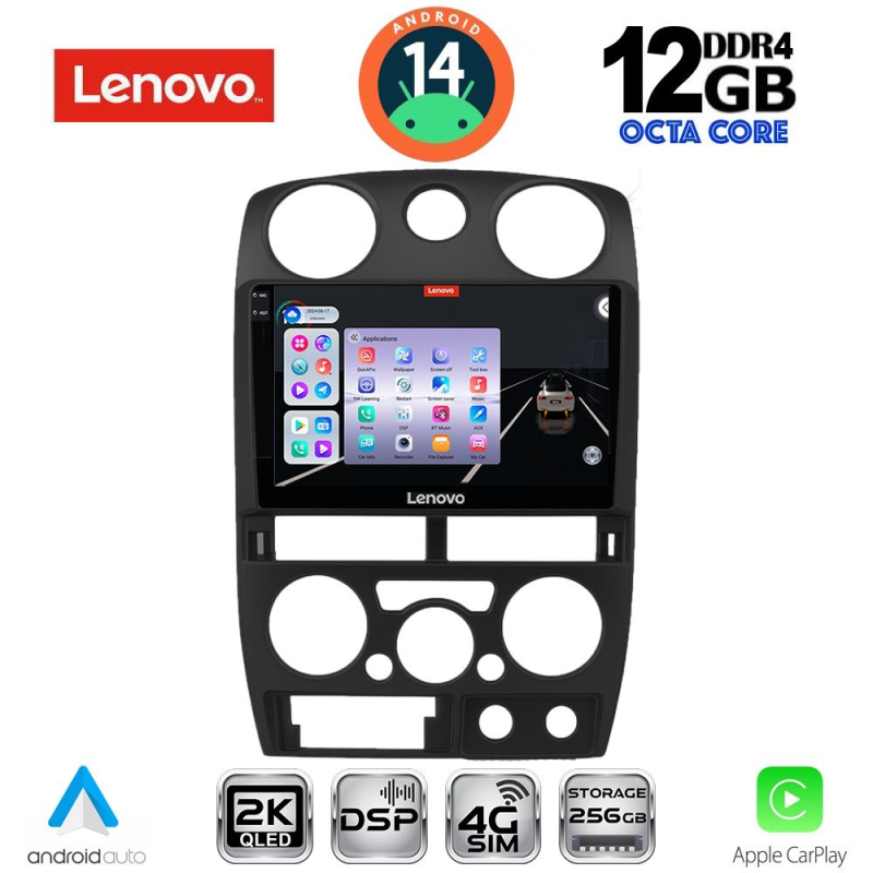 LENOVO SSZ 12254BL_CPA (9inc) MULTIMEDIA TABLET for ISUZU D-MAX mod. 2008-2012 (BLACK)