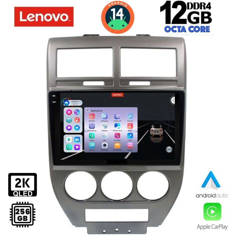 LENOVO SSZ 12276_CPA (10inc) MULTIMEDIA TABLET for JEEP COMPASS - PATRIOT mod. 2007-2016 LENOVO SSZ 12276_CPA (10inc) MULTIMEDIA TABLET for JEEP COMPASS - PATRIOT mod. 2007-2016