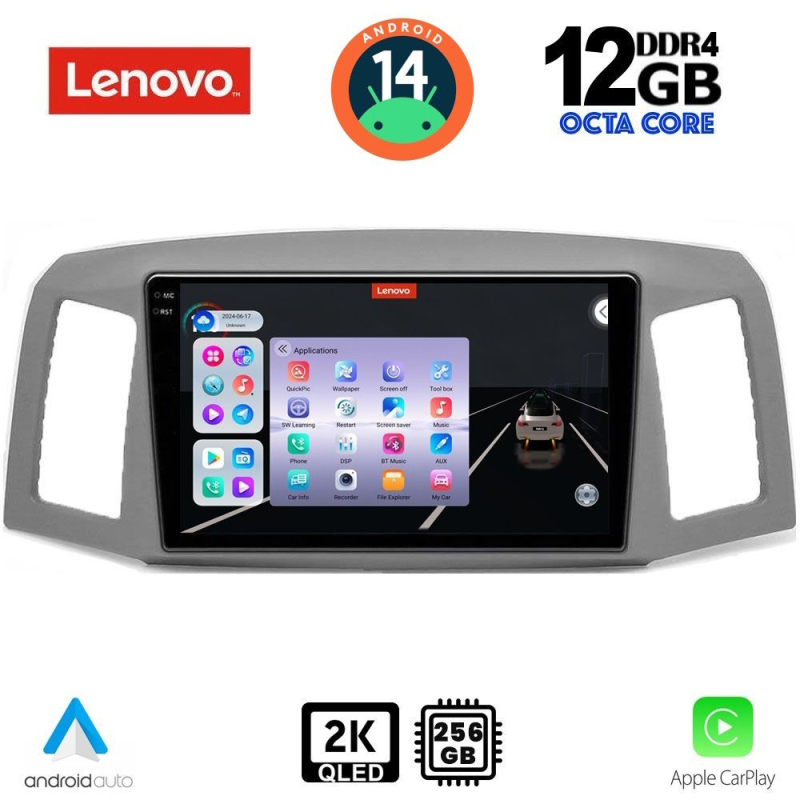 LENOVO SSZ 12281_CPA (10inc) MULTIMEDIA TABLET for JEEP GRAND CHEROKEE mod. 2005-2007 LENOVO SSZ 12281_CPA (10inc) MULTIMEDIA TABLET for JEEP GRAND CHEROKEE mod. 2005-2007