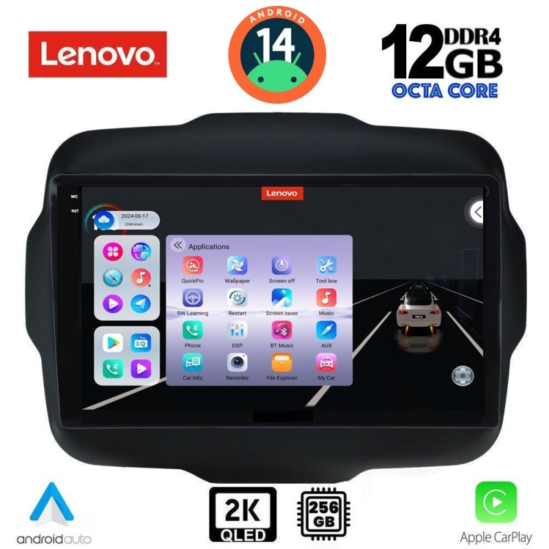 LENOVO SSZ 12290_CPA (9inc) MULTIMEDIA TABLET for JEEP RENEGADE  mod. 2014>