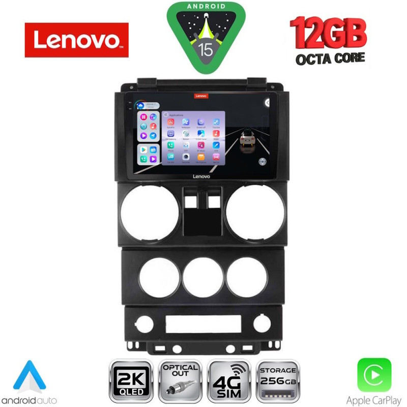 LENOVO SSZ 12293_CPA (9inc) MULTIMEDIA TABLET for JEEP WRANGLER mod. 2006-2011