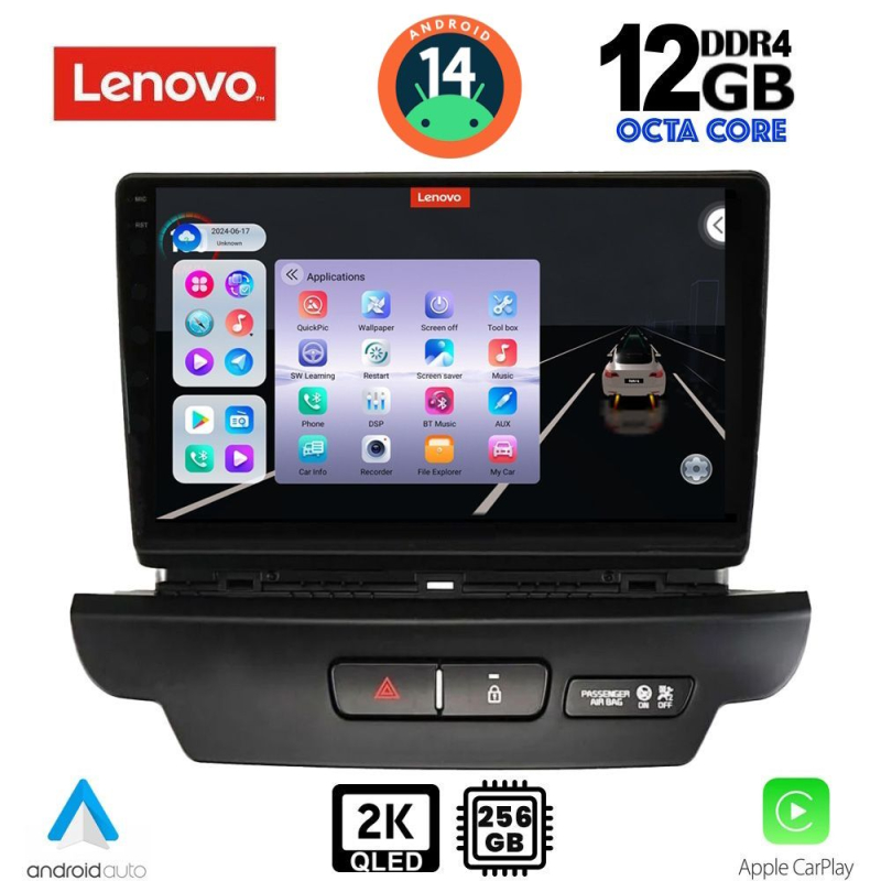 LENOVO SSZ 12304_CPA (9inc) MULTIMEDIA TABLET for KIA CEED - XCEED mod. 2018-2022