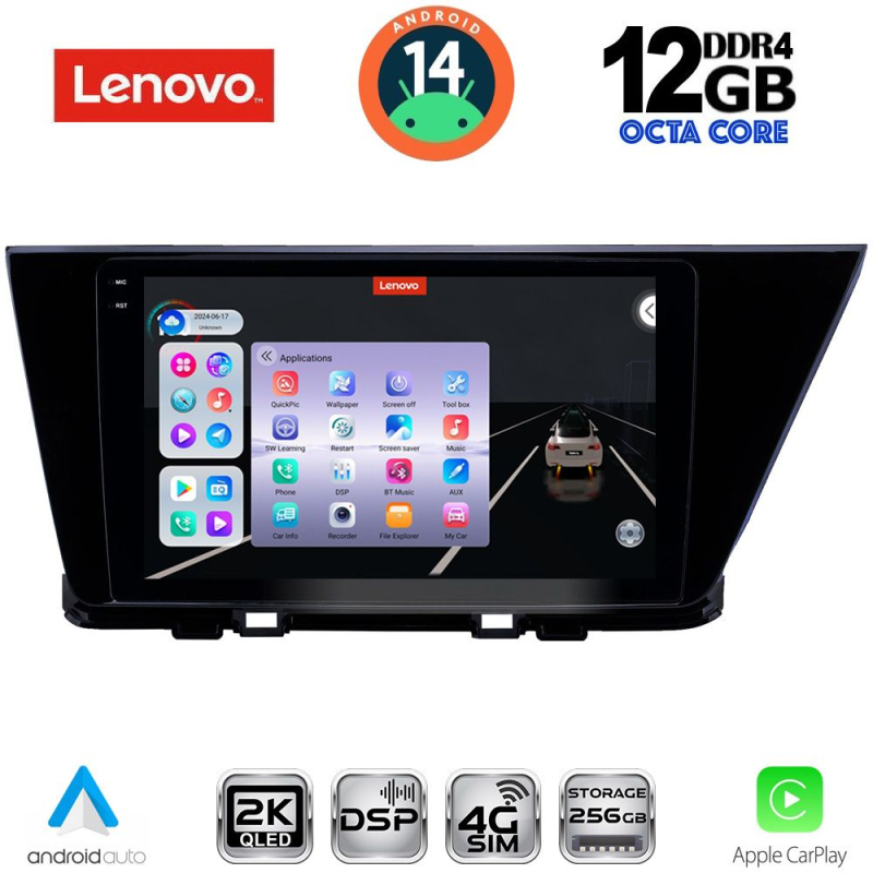 LENOVO SSZ 12305_CPA (9inc) MULTIMEDIA TABLET for KIA NIRO mod. 2017-2021