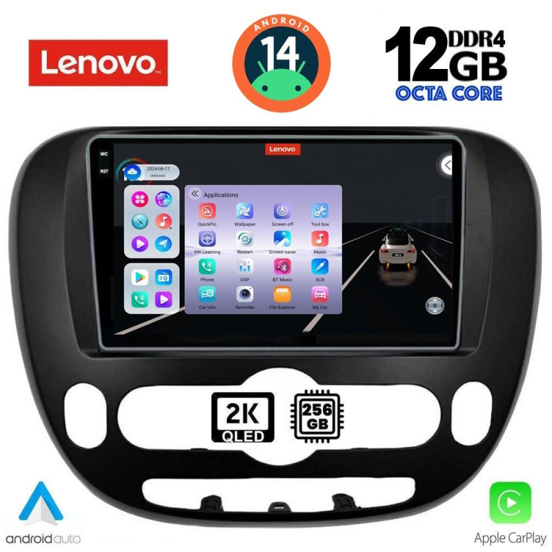 LENOVO SSZ 12321_CPA (9inc) MULTIMEDIA TABLET for KIA SOUL mod. 2014>