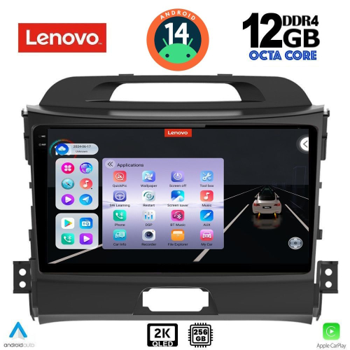 LENOVO SSZ 12325_CPA (9inc) MULTIMEDIA TABLET for KIA SPORTAGE mod. 2010-2015